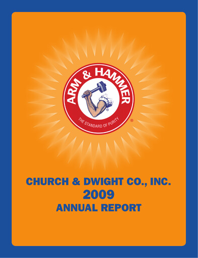 Thumbnail Church & Dwight
 Annual Report 2009