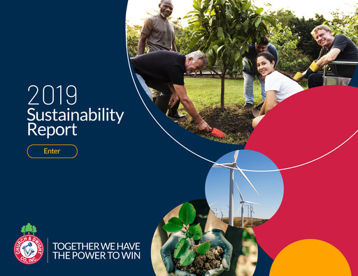Thumbnail Church & Dwight
 Sustainability Report 2019