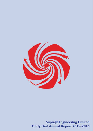 Thumbnail Suprajit Engineering

 Annual Report 2015-2016