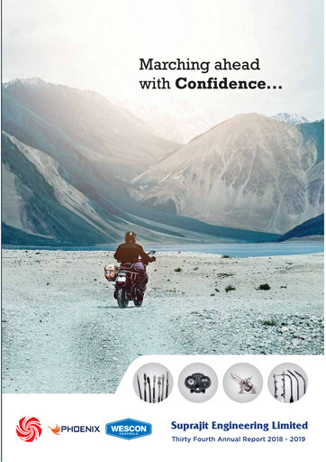 Thumbnail Suprajit Engineering

 Annual Report 2018-2019