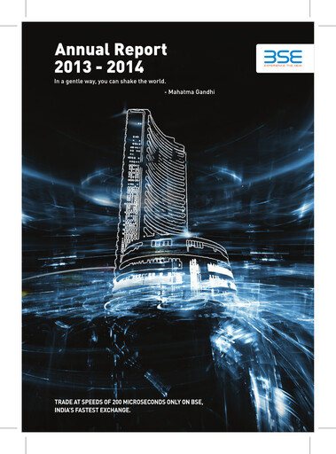 Thumbnail BSE
 Annual Report 2013-2014