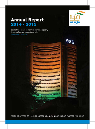 Thumbnail BSE
 Annual Report 2014-2015