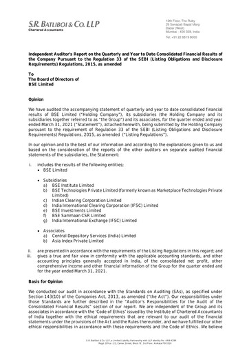 Thumbnail BSE
 Financial Report 2020-2021