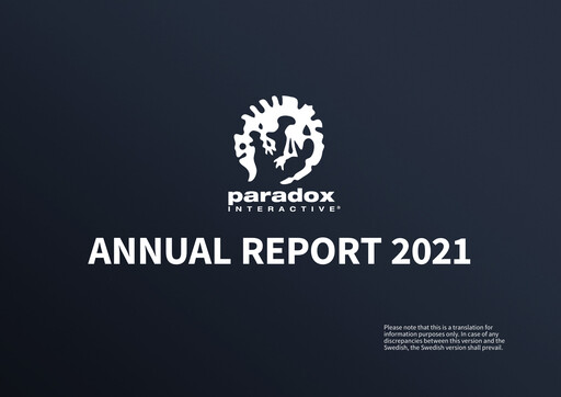 Thumbnail Paradox Interactive Annual Report 2021