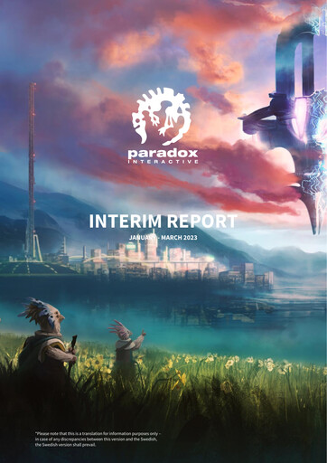Thumbnail Paradox Interactive Quarterly Report 2023-q1