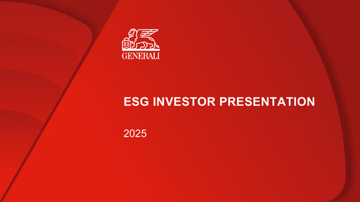 Thumbnail Generali ESG Report 2025