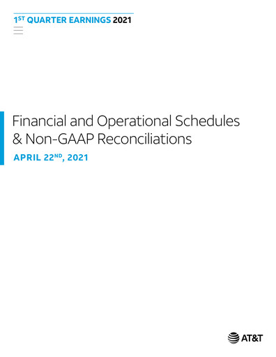Thumbnail AT&T Quarterly Report 2021-q1
