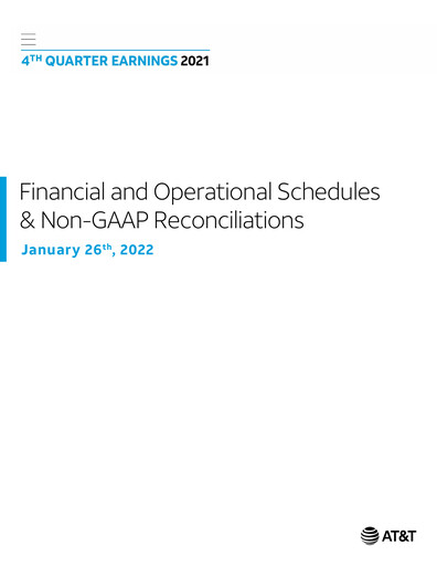 Thumbnail AT&T Quarterly Report 2021-q4
