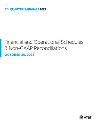Thumbnail AT&T Quarterly Report 2022-q3