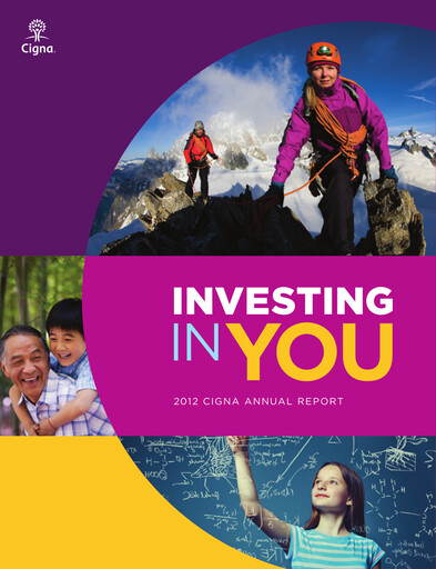 Thumbnail The Cigna Group Annual Report 2012