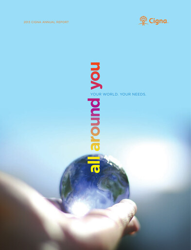 Thumbnail The Cigna Group Annual Report 2013