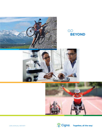 Thumbnail The Cigna Group Annual Report 2016