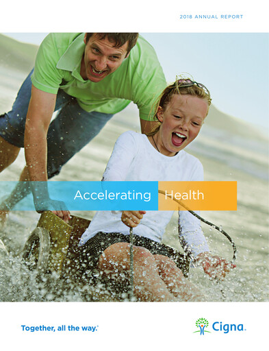 Thumbnail The Cigna Group Annual Report 2018