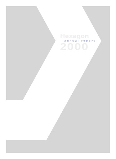 Thumbnail Hexagon AB Annual Report 2000