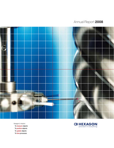 Thumbnail Hexagon AB Annual Report 2008