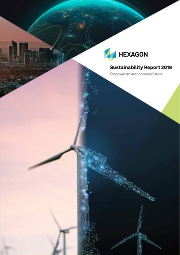 Thumbnail Hexagon AB Sustainability Report 2019