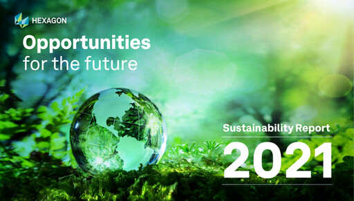 Thumbnail Hexagon AB Sustainability Report 2021