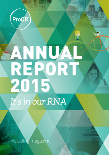 Thumbnail ProQR Annual Report 2015
