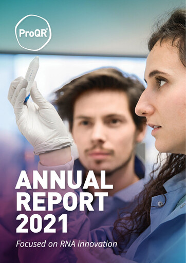 Thumbnail ProQR Annual Report 2021
