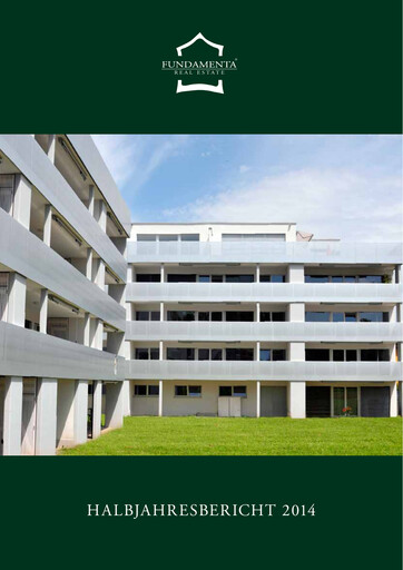 Thumbnail Fundamenta Real Estate AG Half-year Report 2014-h1