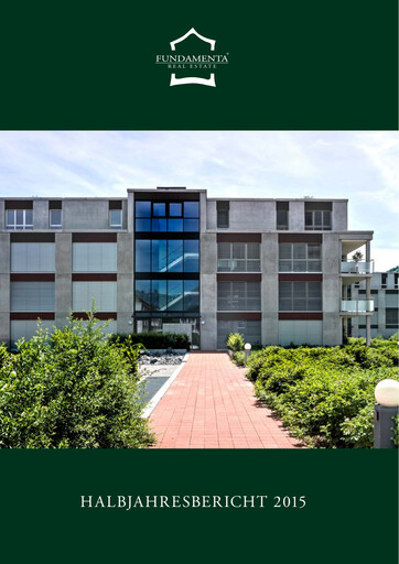 Thumbnail Fundamenta Real Estate AG Half-year Report 2015-h1