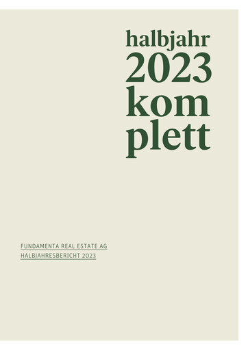 Thumbnail Fundamenta Real Estate AG Half-year Report 2023-h1
