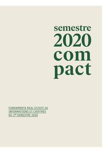 Thumbnail Fundamenta Real Estate AG Half-year Report 2020-h1