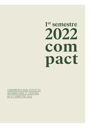 Thumbnail Fundamenta Real Estate AG Half-year Report 2022-h1