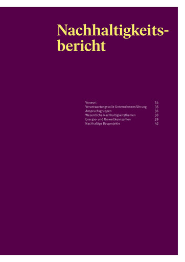Vorschaubild Fundamenta Real Estate AG Nachhaltigkeitsbericht 2025