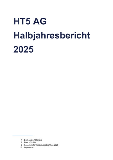 Vorschaubild HT5 AG Halbjahresbericht 2025-h1