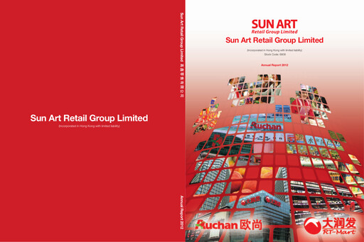 Thumbnail Sun Art Retail Group Limited Annual Report 2012