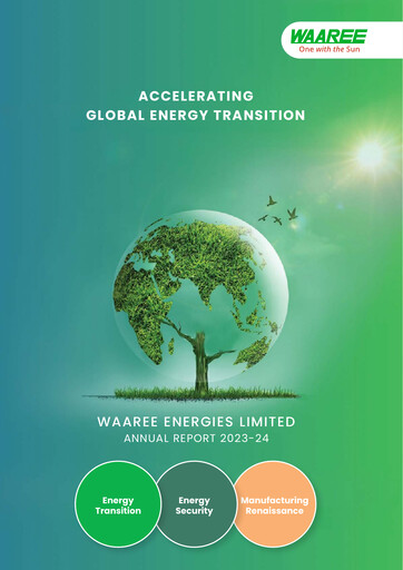 Thumbnail Waaree Energies Limited (WEL) Annual Report 2023-2024