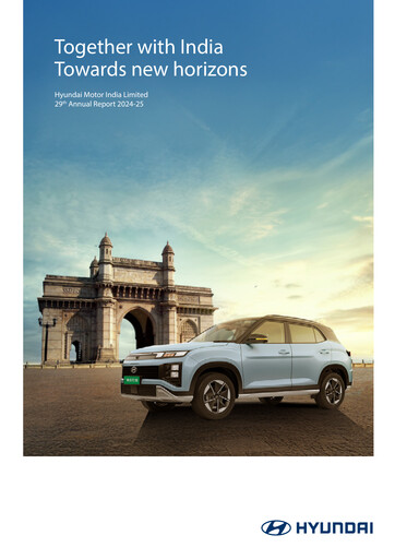 Miniature Hyundai Motor India Rapport annuel 2024-2025