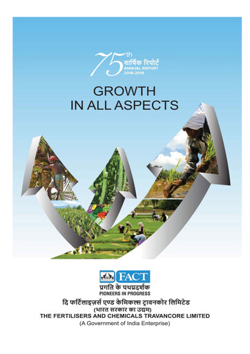 Thumbnail The Fertilisers And Chemicals Travancore Limited Annual Report 2018-2019