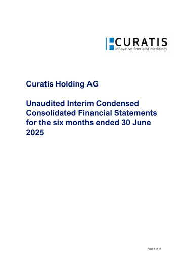 Miniature Curatis Rapport semestriel 2025-h1