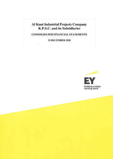 Thumbnail Al Kout Industrial Projects Company Annual Report 2020