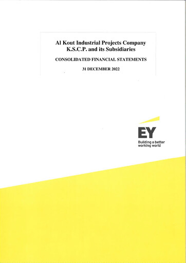 Thumbnail Al Kout Industrial Projects Company Annual Report 2022
