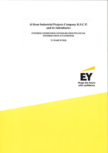 Vorschaubild Al Kout Industrial Projects Company Quartalsbericht 2026-q1