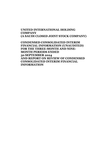 Vorschaubild United International Holding Company Quartalsbericht 2024-q3