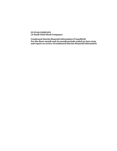 Thumbnail Flynas Company Quarterly Report 2025-q2