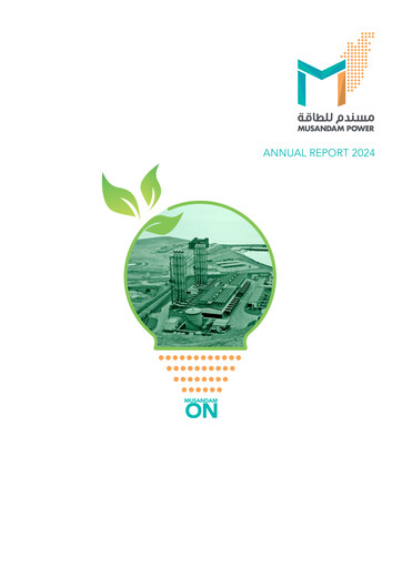 Thumbnail Musandam Power Annual Report 2024