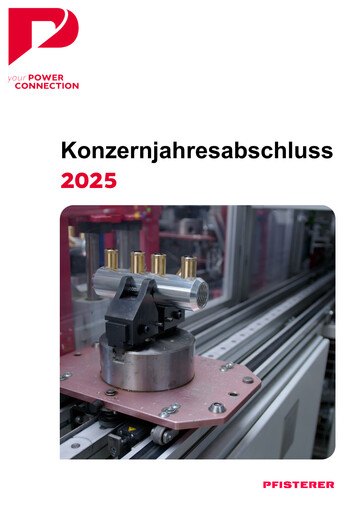 Miniature PFISTERER Holding SE Bilan financier 2025