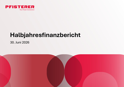 Thumbnail PFISTERER Holding SE Half-year Report 2026-h1