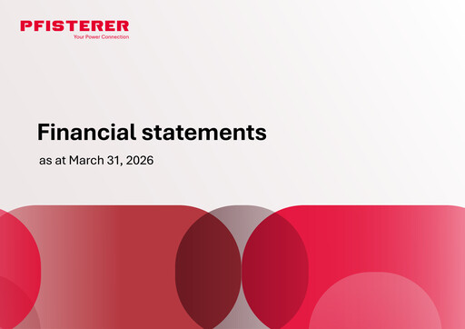 Thumbnail PFISTERER Holding SE Quarterly Report 2026-q1