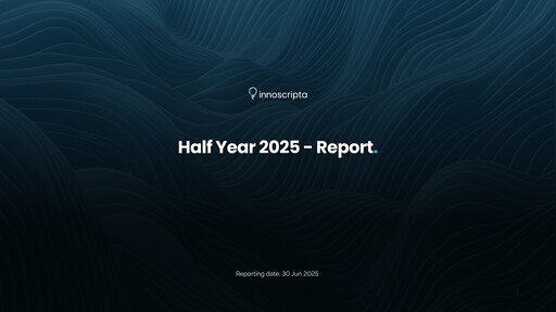 Thumbnail innoscripta SE Half-year Report 2025-h1