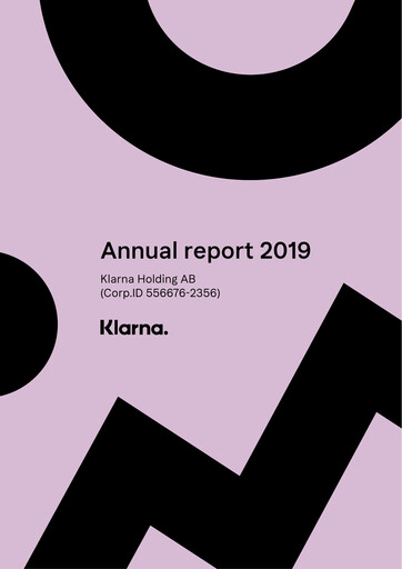 Miniature Klarna Rapport annuel 2019