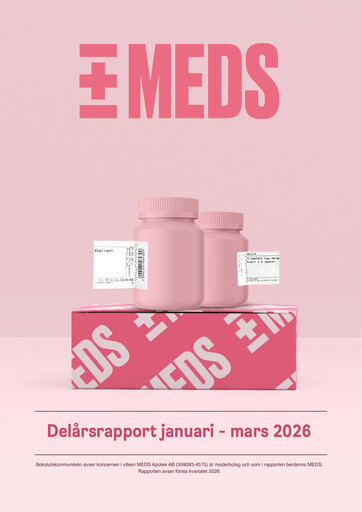 Miniature Meds Apotek AB Rapport trimestriel 2026-q1
