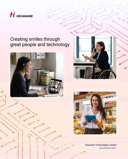 Thumbnail Hexaware Technologies Annual Report 2021