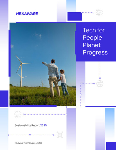 Vorschaubild Hexaware Technologies Nachhaltigkeitsbericht 2025