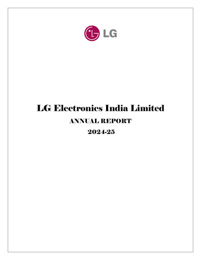 Thumbnail LG Electronics India Ltd. Annual Report 2024-2025